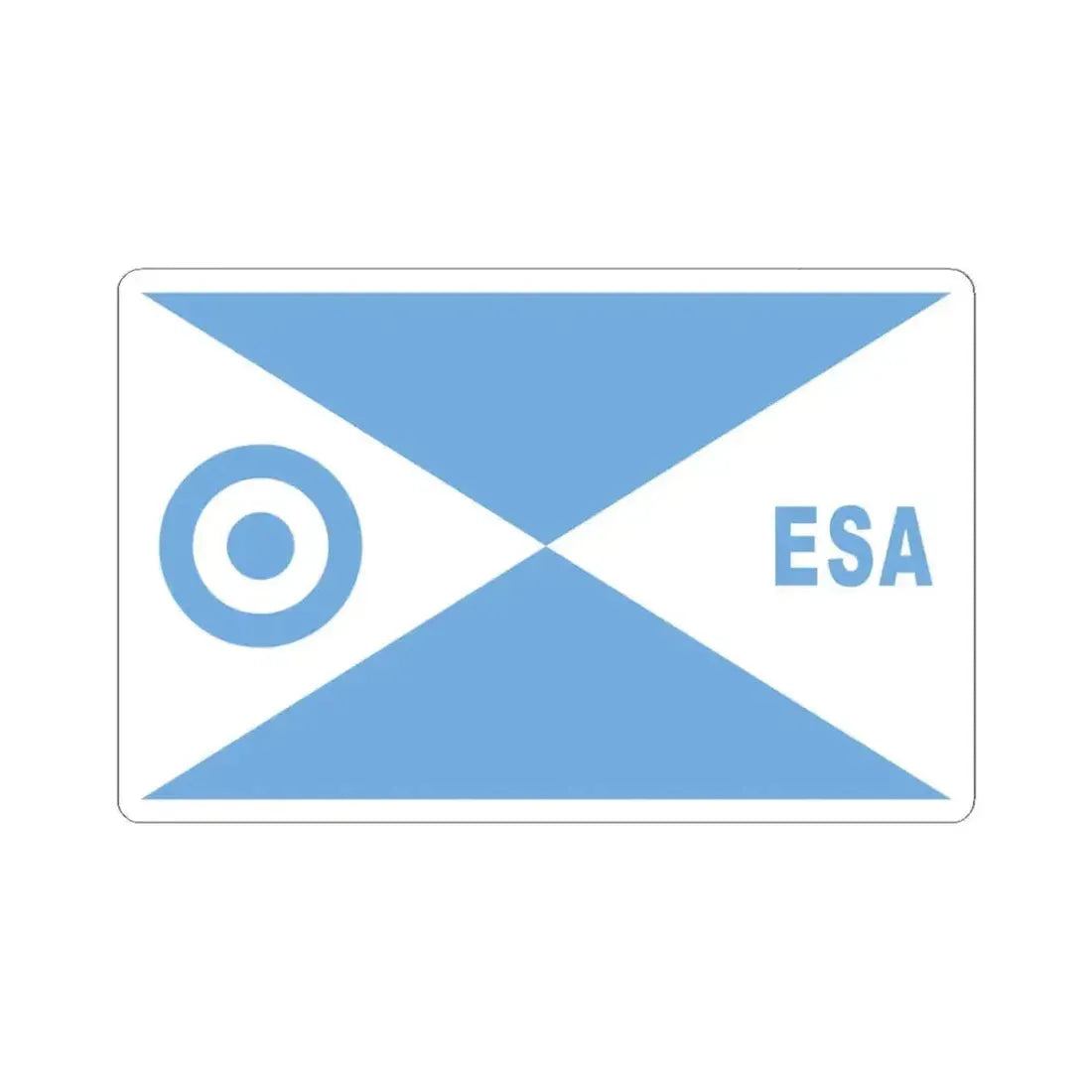 Director escuela ESA FAA bandera (Argentina) STICKER Vinyl Kiss-Cut Decal 3 Inch White - The Sticker Space
