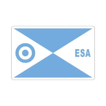 Director escuela ESA FAA bandera (Argentina) STICKER Vinyl Kiss-Cut Decal 3 Inch White - The Sticker Space