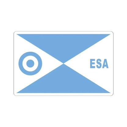 Director escuela ESA FAA bandera (Argentina) STICKER Vinyl Kiss-Cut Decal 4 Inch White - The Sticker Space
