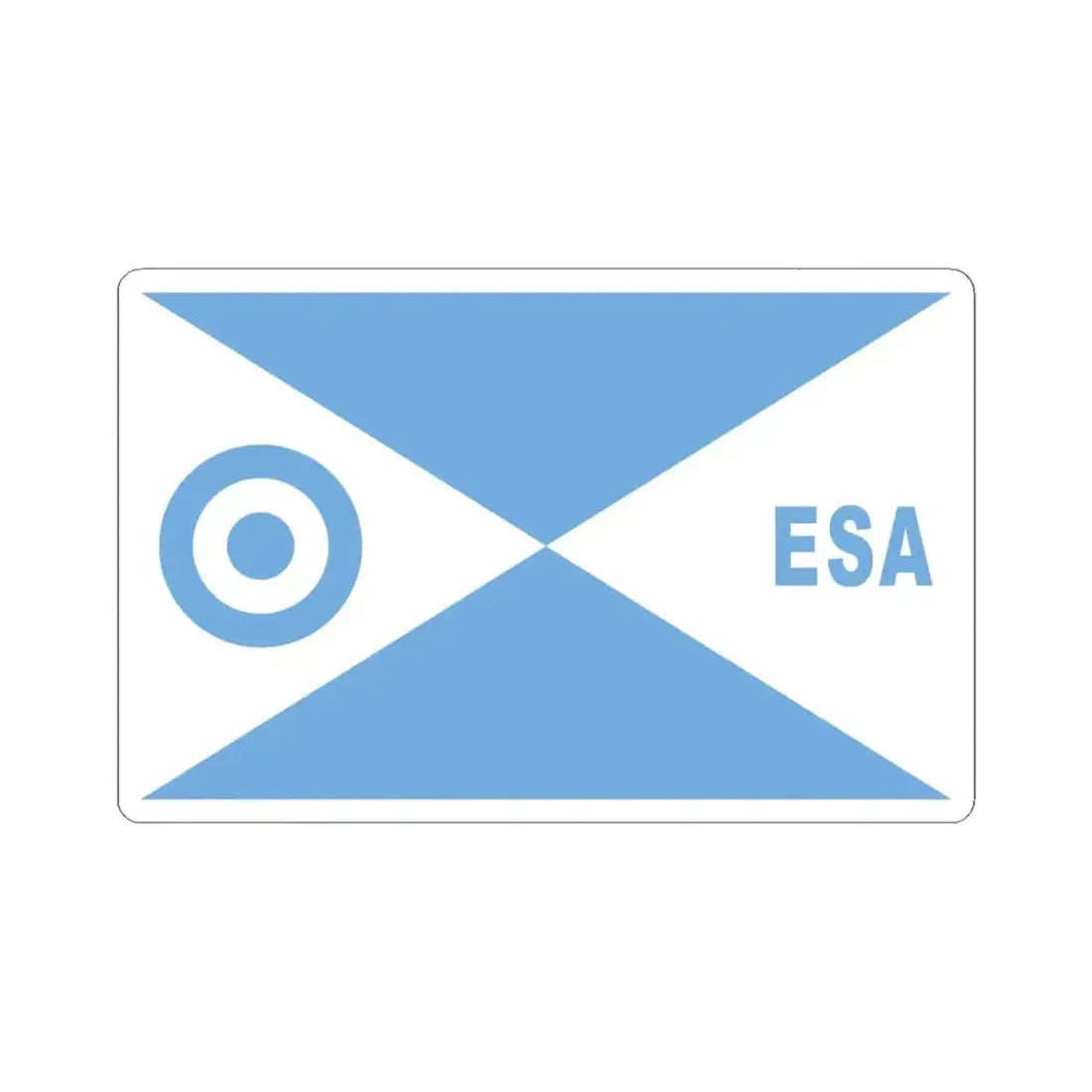 Director escuela ESA FAA bandera (Argentina) STICKER Vinyl Kiss-Cut Decal 6 Inch White - The Sticker Space