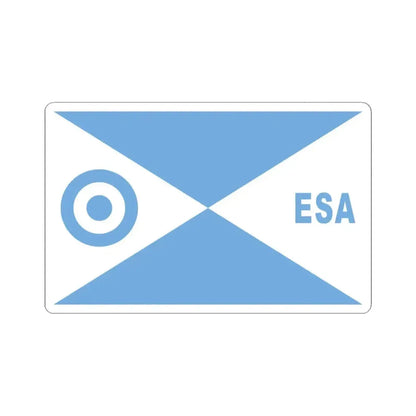 Director escuela ESA FAA bandera (Argentina) STICKER Vinyl Kiss-Cut Decal 6 Inch White - The Sticker Space