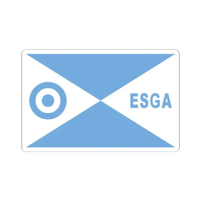Director escuela ESGA FAA bandera (Argentina) STICKER Vinyl Kiss-Cut Decal 2 Inch White - The Sticker Space