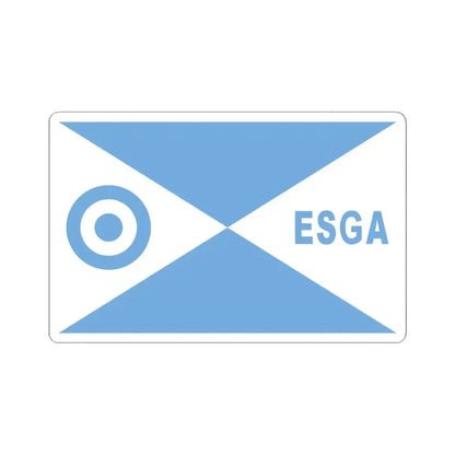 Director escuela ESGA FAA bandera (Argentina) STICKER Vinyl Kiss-Cut Decal 6 Inch White - The Sticker Space