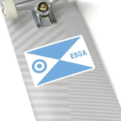 Director escuela ESGA FAA bandera (Argentina) STICKER Vinyl Kiss-Cut Decal - The Sticker Space