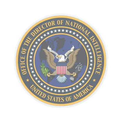Director of National Intelligence - STICKER Vinyl Kiss-Cut Decal 4 Inch Transparent - The Sticker Space