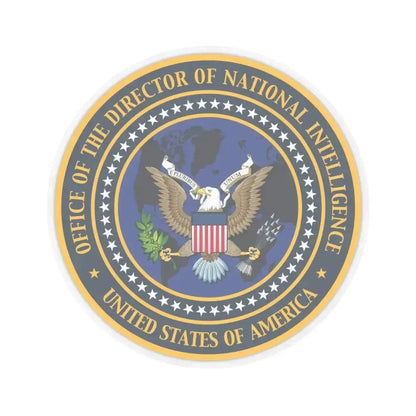 Director of National Intelligence - STICKER Vinyl Kiss-Cut Decal 6 Inch Transparent - The Sticker Space