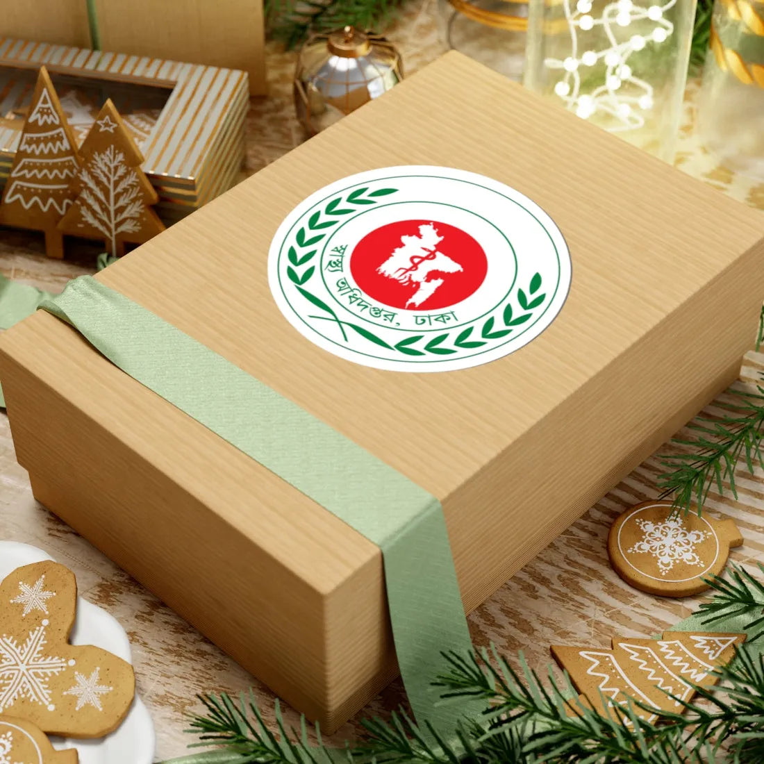 Directorate General of Health ServicesDGHS (Bangladesh) (Coat of Arms) STICKER Vinyl Kiss-Cut Decal - The Sticker Space