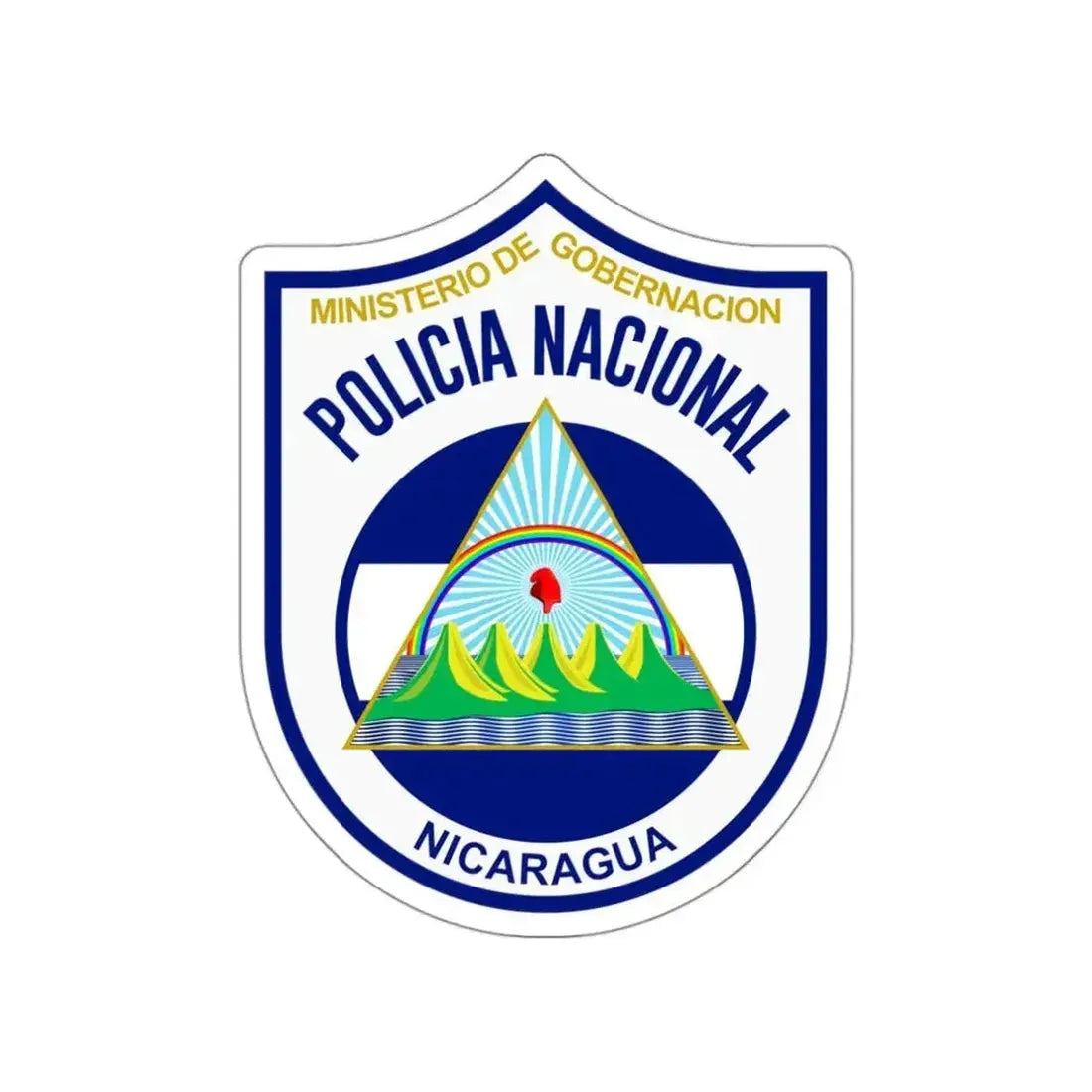Directorate-General of National Police of Nicaragua 1990-2014 STICKER Vinyl Die-Cut Decal - The Sticker Space