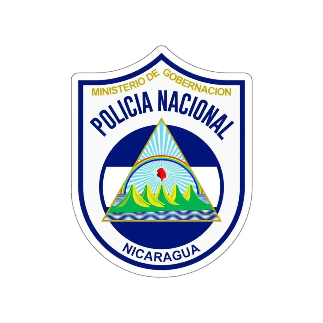 Directorate-General of National Police of Nicaragua 1990-2014 STICKER Vinyl Die-Cut Decal - The Sticker Space