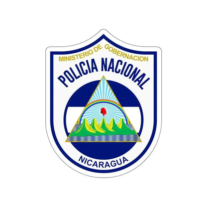 Directorate-General of National Police of Nicaragua 1990-2014 STICKER Vinyl Die-Cut Decal - The Sticker Space
