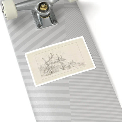 SKU:TSS-STICK-DRKHSS-6X6-3 Sizes:6" × 6" Types:White