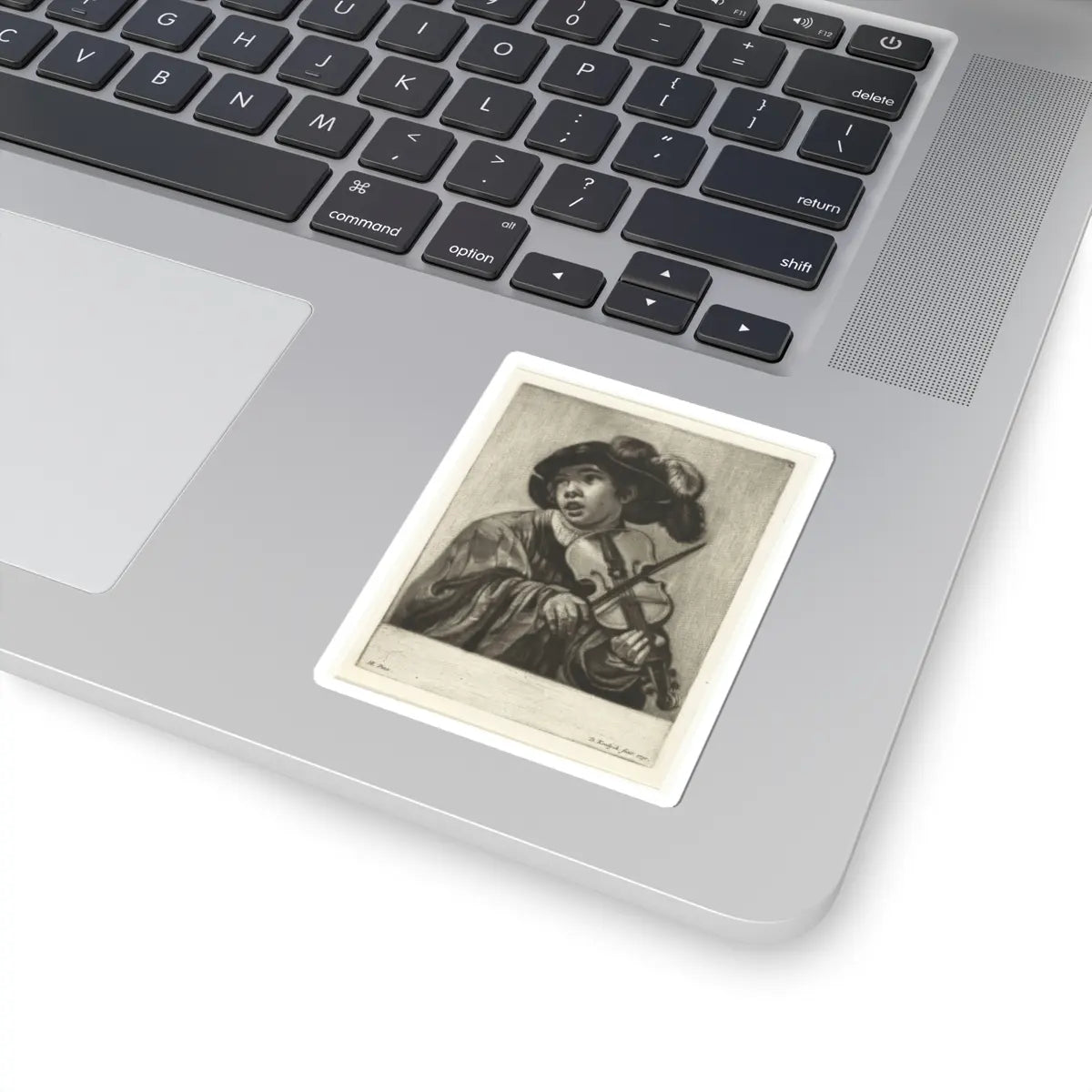 SKU:TSS-STICK-DRKKDJ-3X3-5 Sizes:3" × 3" Types:White
