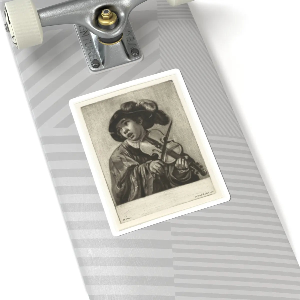 SKU:TSS-STICK-DRKKDJ-6X6-5 Sizes:6" × 6" Types:White