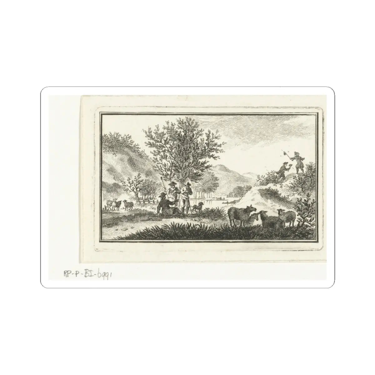 SKU:TSS-STICK-DRKKPR-6X6-3 Sizes:6" × 6" Types:White