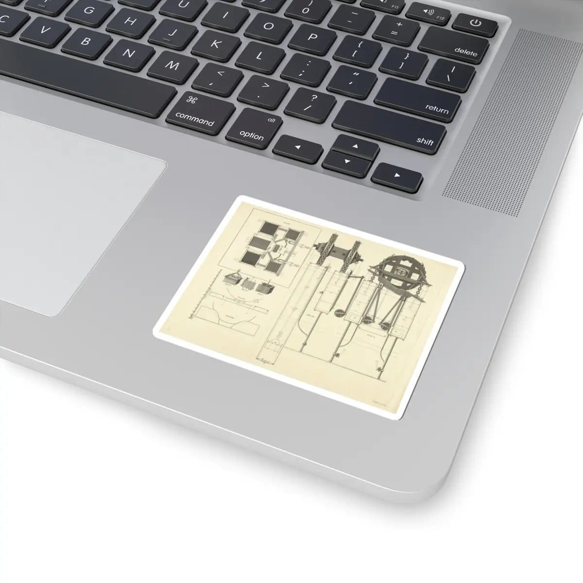 SKU:TSS-STICK-DRKKPR-3X3-11 Sizes:3" × 3" Types:White