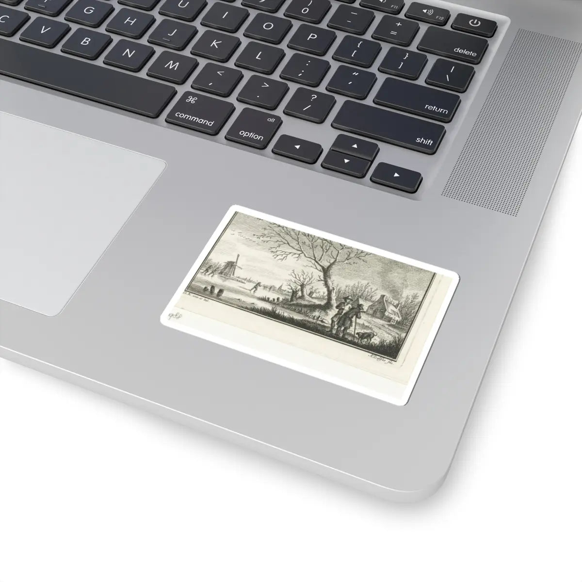 SKU:TSS-STICK-DRKKPR-3X3-13 Sizes:3" × 3" Types:White