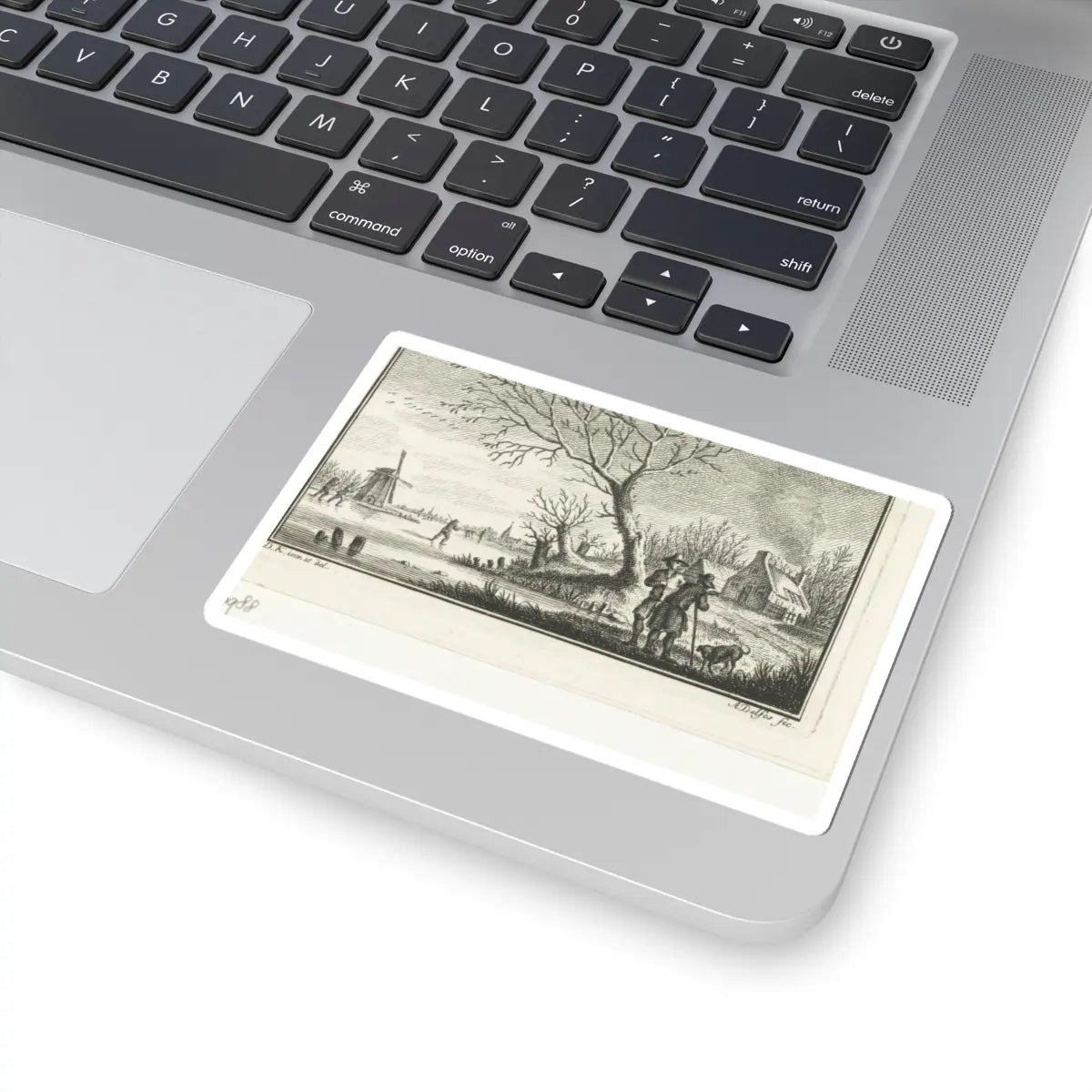SKU:TSS-STICK-DRKKPR-4X4-13 Sizes:4" × 4" Types:White