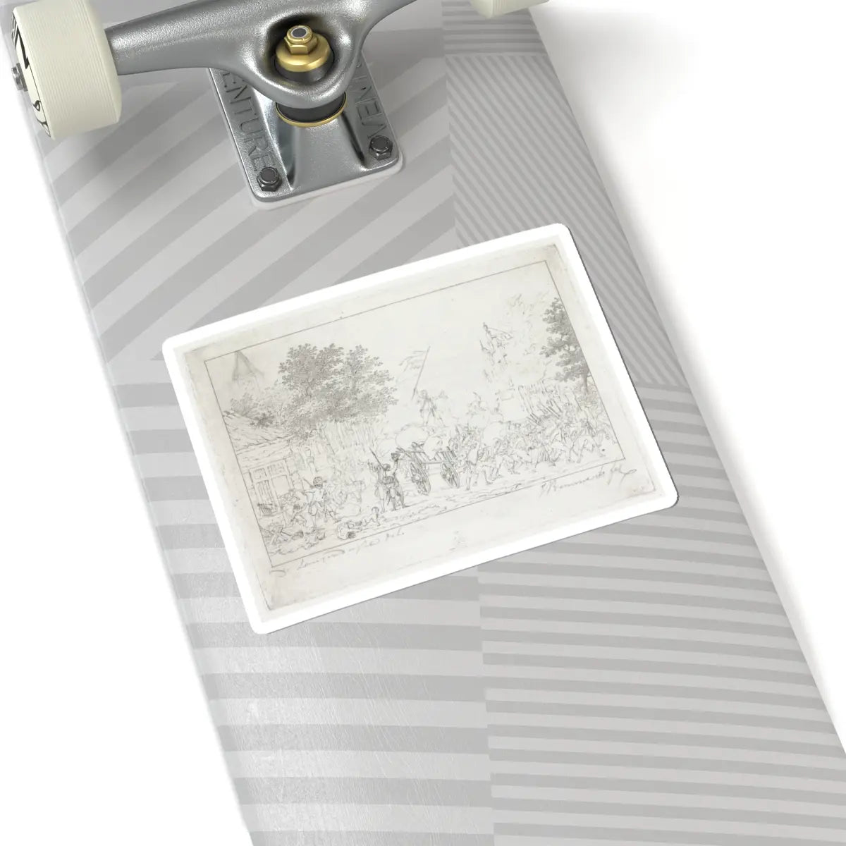 SKU:TSS-STICK-DRKLNG-6X6-13 Sizes:6" × 6" Types:White