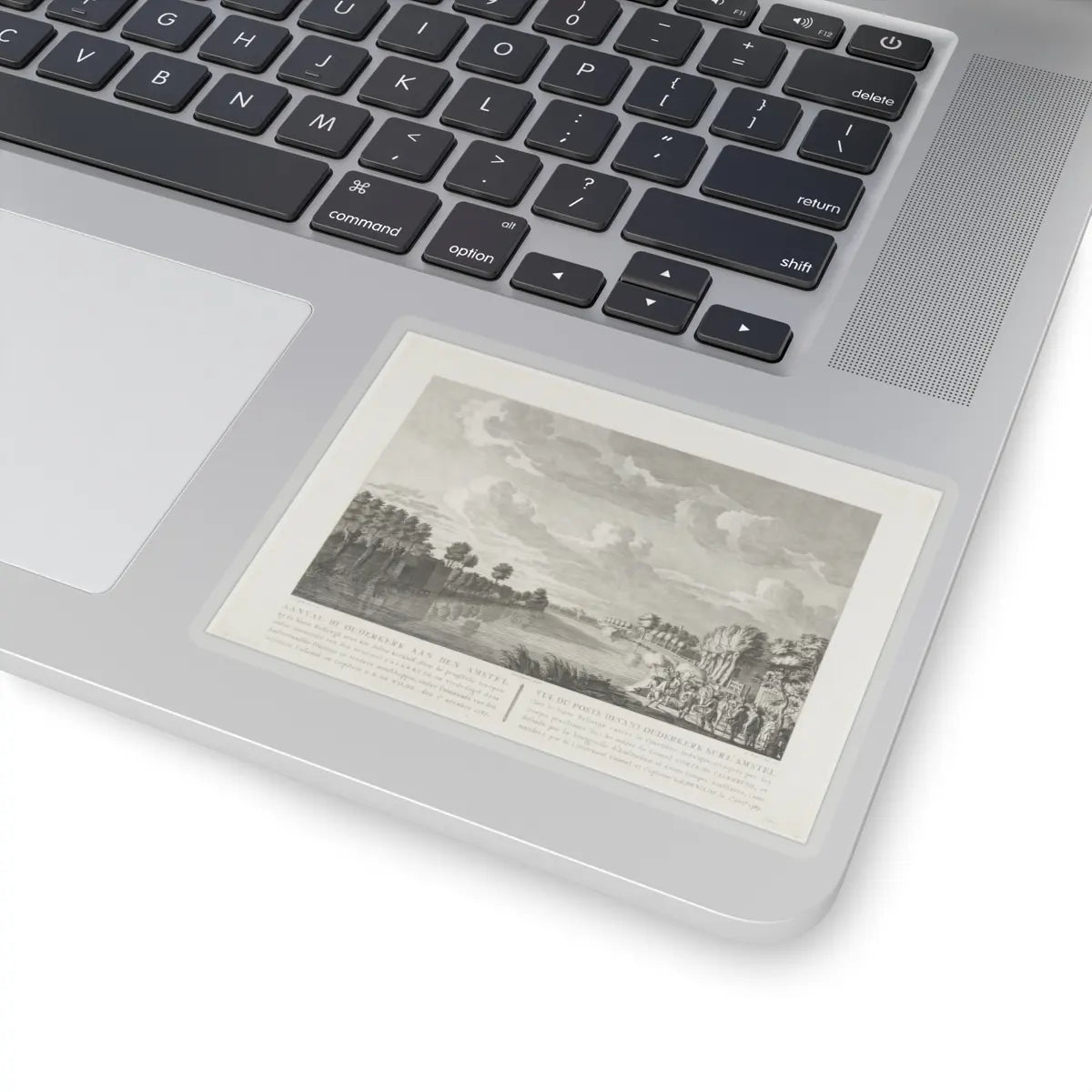 SKU:TSS-STICK-DRKMLN-4X4 Sizes:4" × 4" Types:Transparent