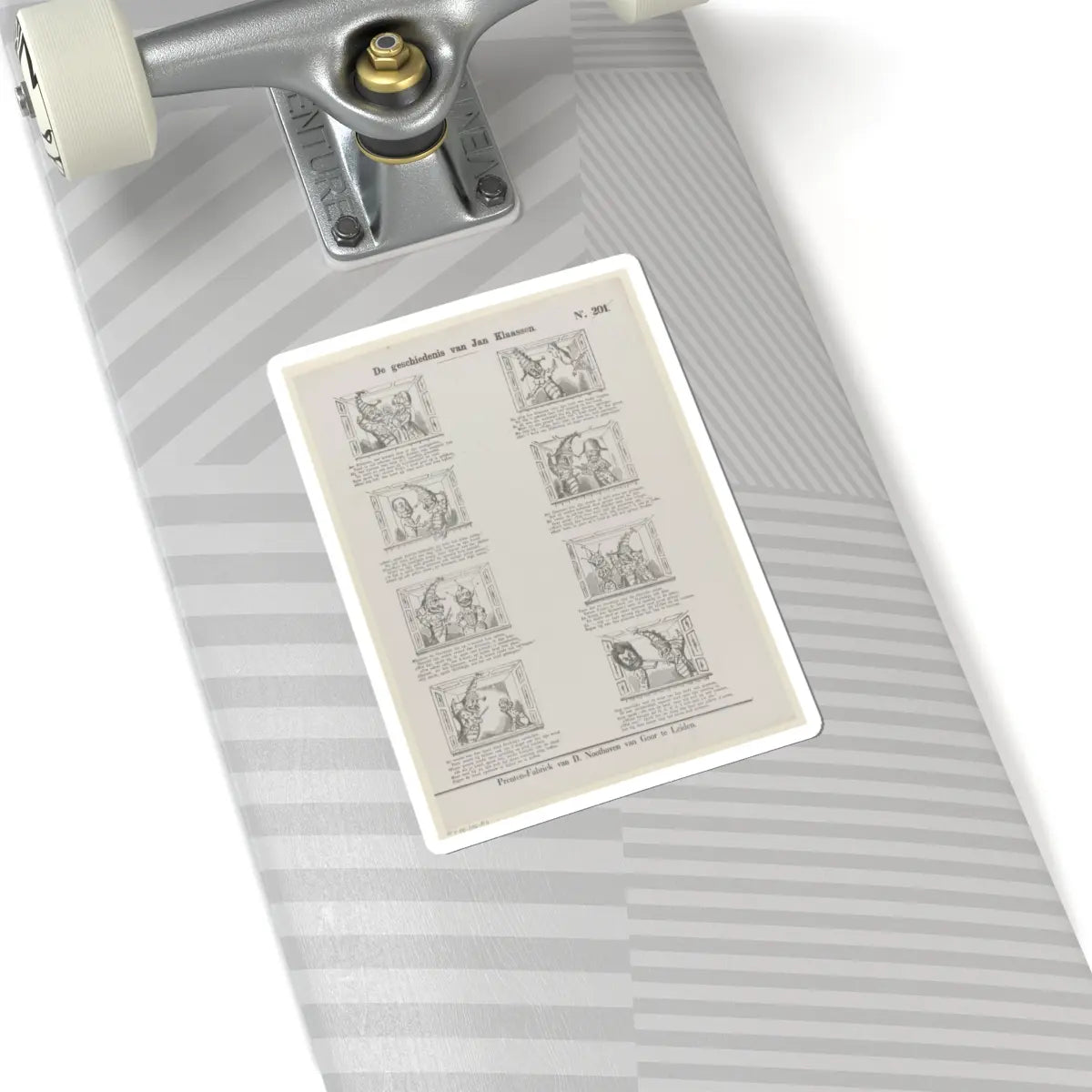 SKU:TSS-STICK-DRKNTH-6X6-30 Sizes:6" × 6" Types:White