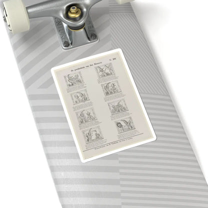 SKU:TSS-STICK-DRKNTH-6X6-30 Sizes:6" × 6" Types:White