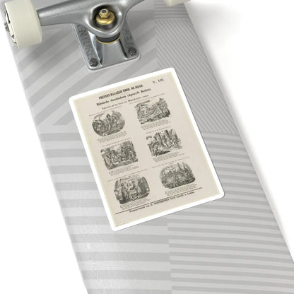 SKU:TSS-STICK-DRKNTH-6X6-6 Sizes:6" × 6" Types:White