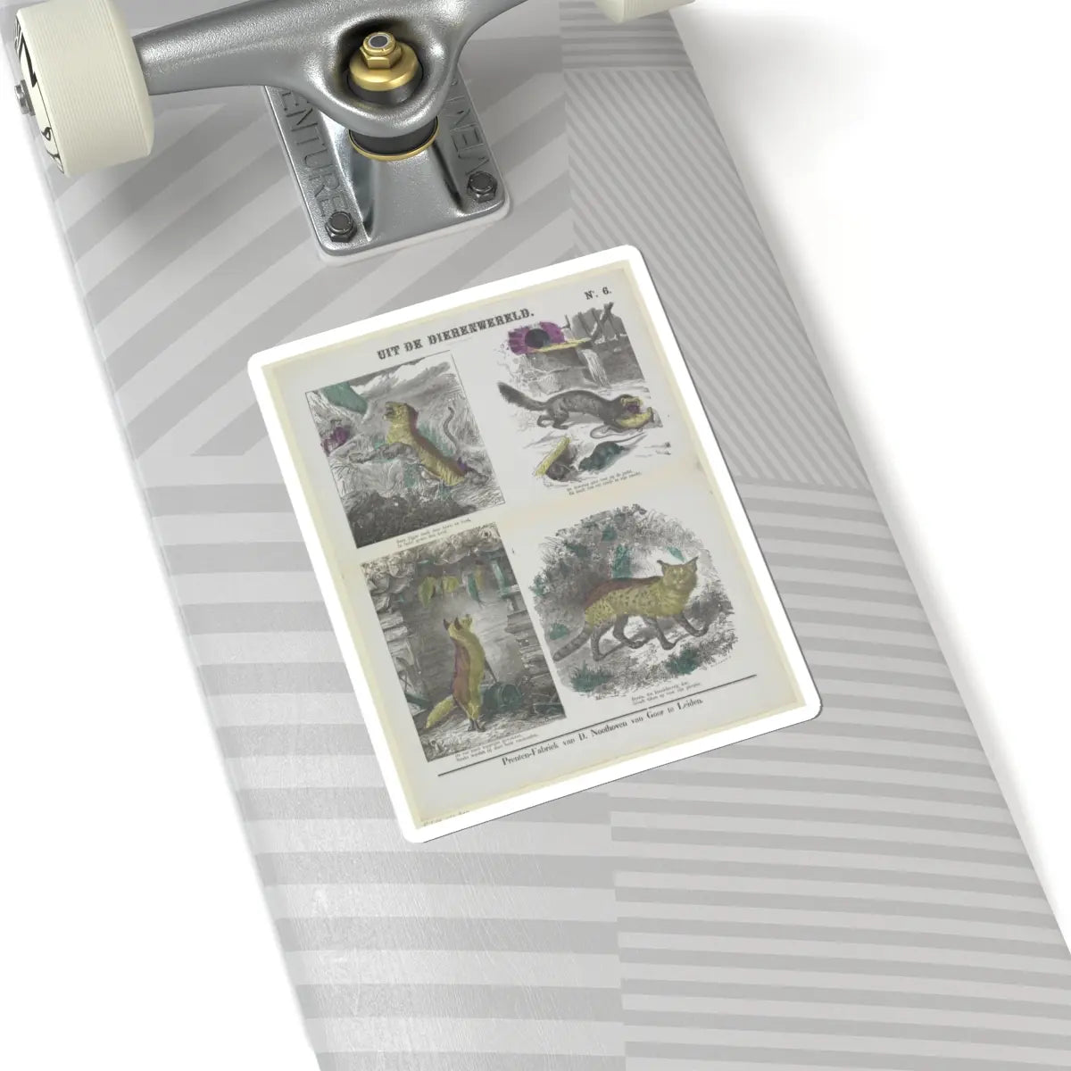 SKU:TSS-STICK-DRKNTH-6X6-23 Sizes:6" × 6" Types:White