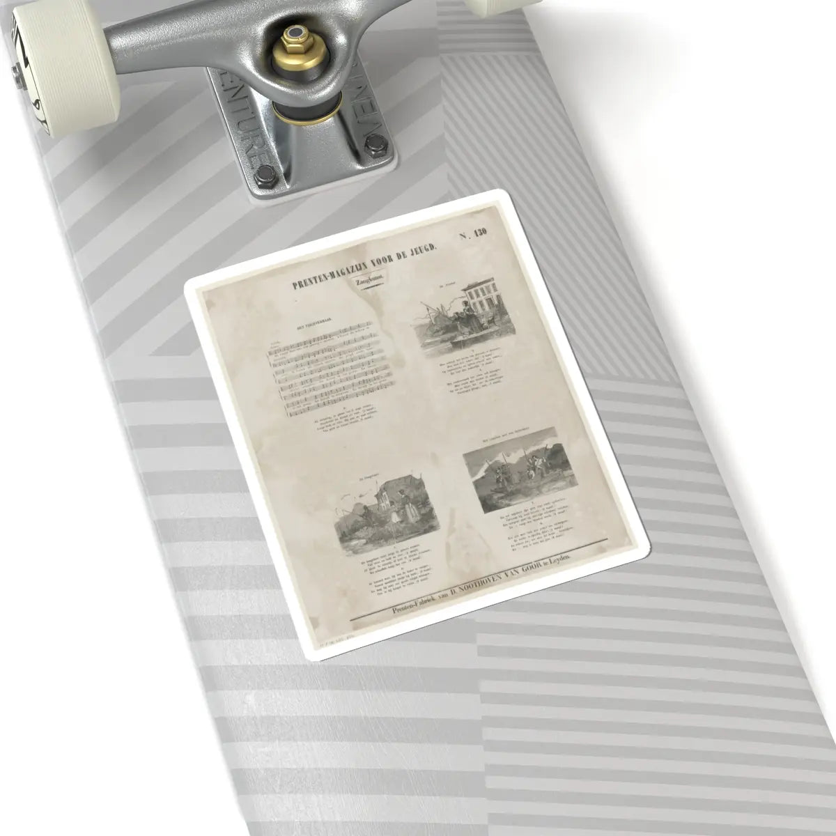 SKU:TSS-STICK-DRKNTH-6X6-37 Sizes:6" × 6" Types:White