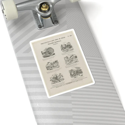 SKU:TSS-STICK-DRKNTH-6X6-42 Sizes:6" × 6" Types:White