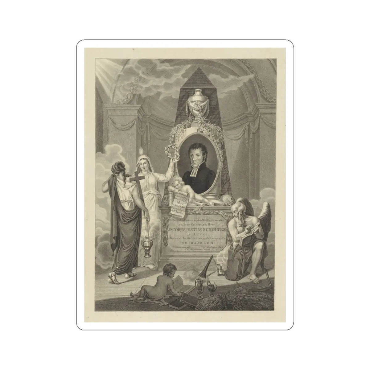 SKU:TSS-STICK-DRKSLY-6X6-3 Sizes:6" × 6" Types:White
