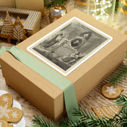 SKU:TSS-STICK-DRKSLY-6X6-3 Sizes:6" × 6" Types:White