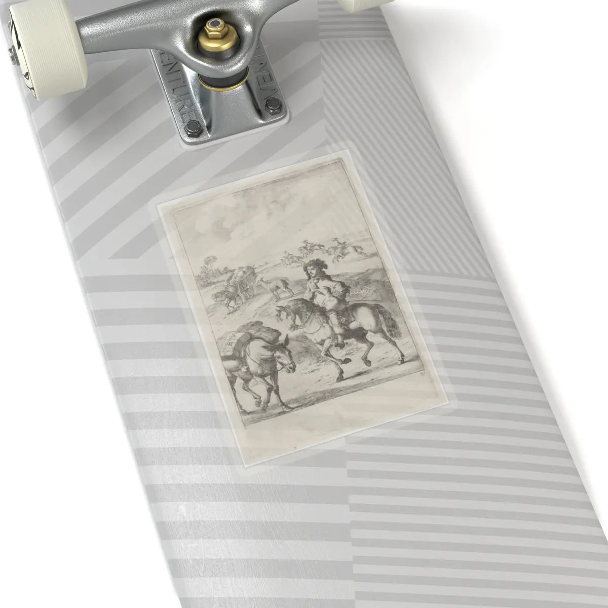 SKU:TSS-STICK-DRKSTP-6X6-14DC2 Sizes:6" × 6" Types:Transparent