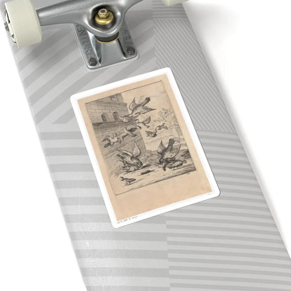 SKU:TSS-STICK-DRKSTP-6X6-10 Sizes:6" × 6" Types:White
