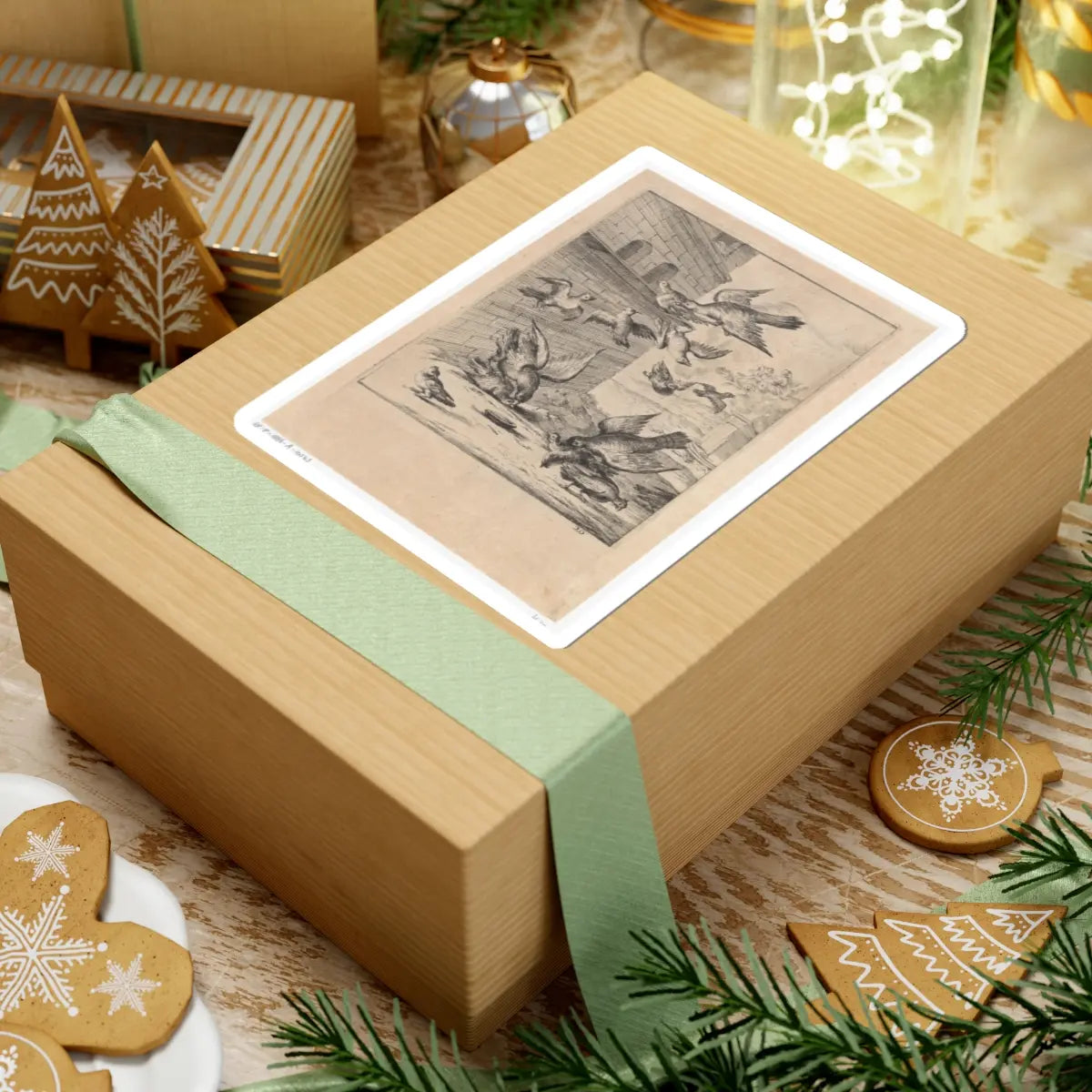 SKU:TSS-STICK-DRKSTP-6X6-10 Sizes:6" × 6" Types:White