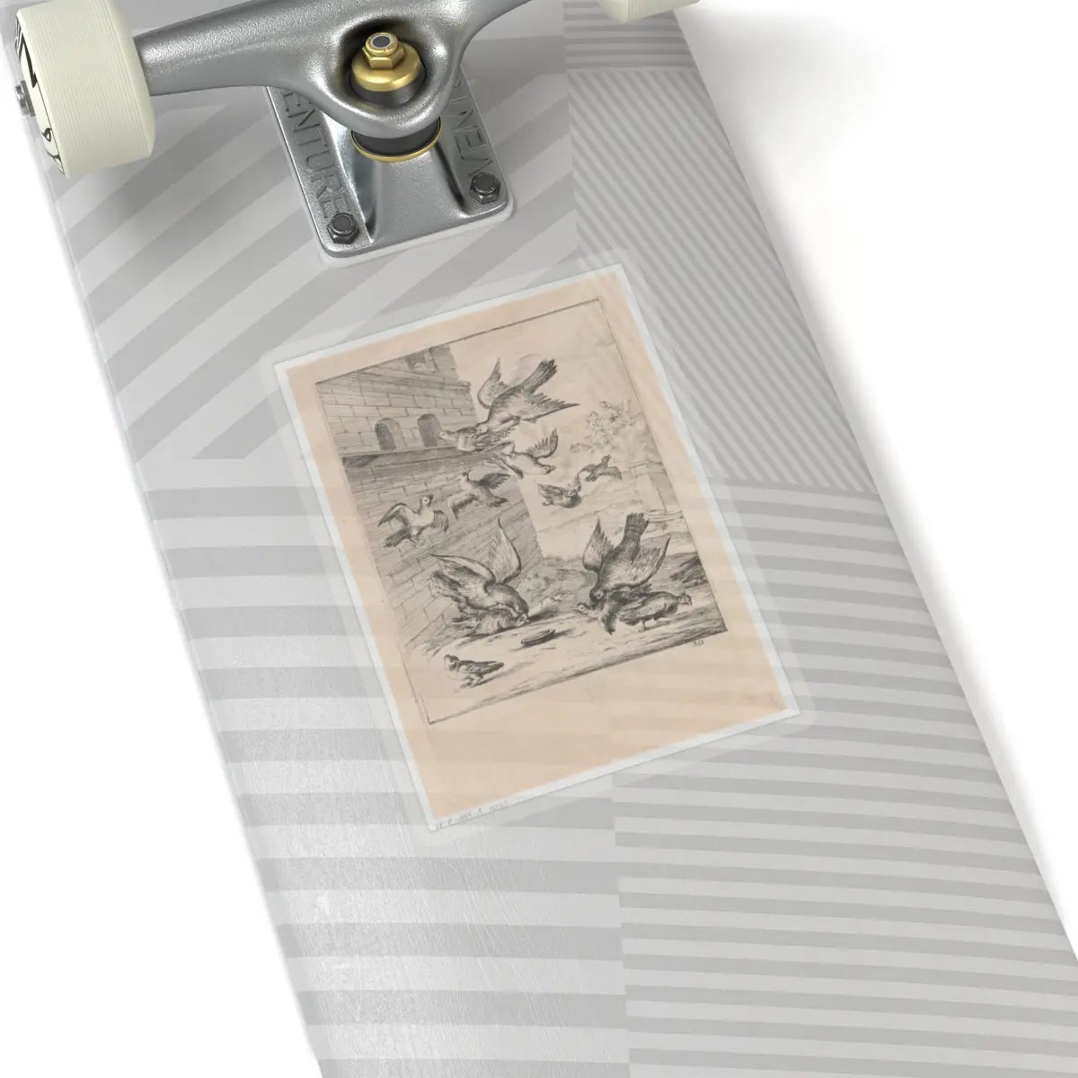 SKU:TSS-STICK-DRKSTP-6X6-14DC3 Sizes:6" × 6" Types:Transparent
