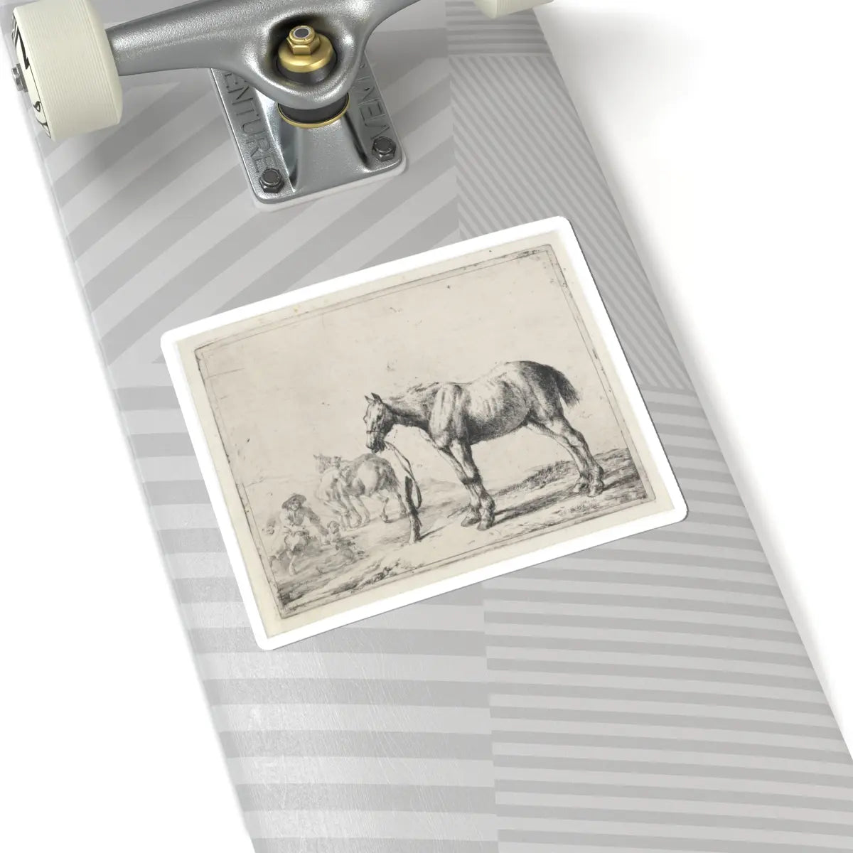 SKU:TSS-STICK-DRKSTP-6X6-20 Sizes:6" × 6" Types:White