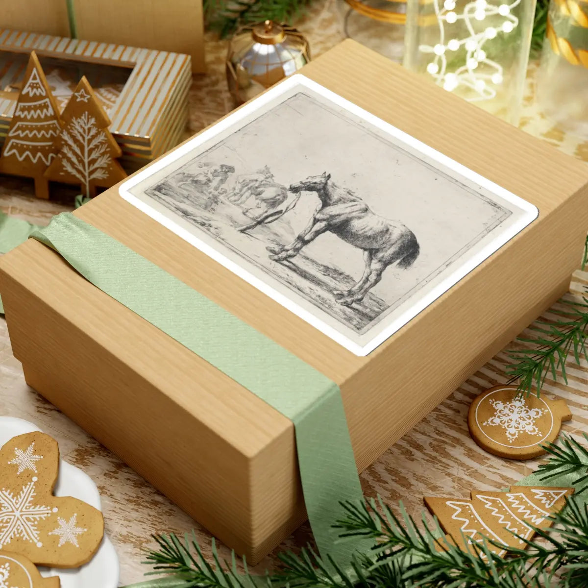 SKU:TSS-STICK-DRKSTP-6X6-20 Sizes:6" × 6" Types:White