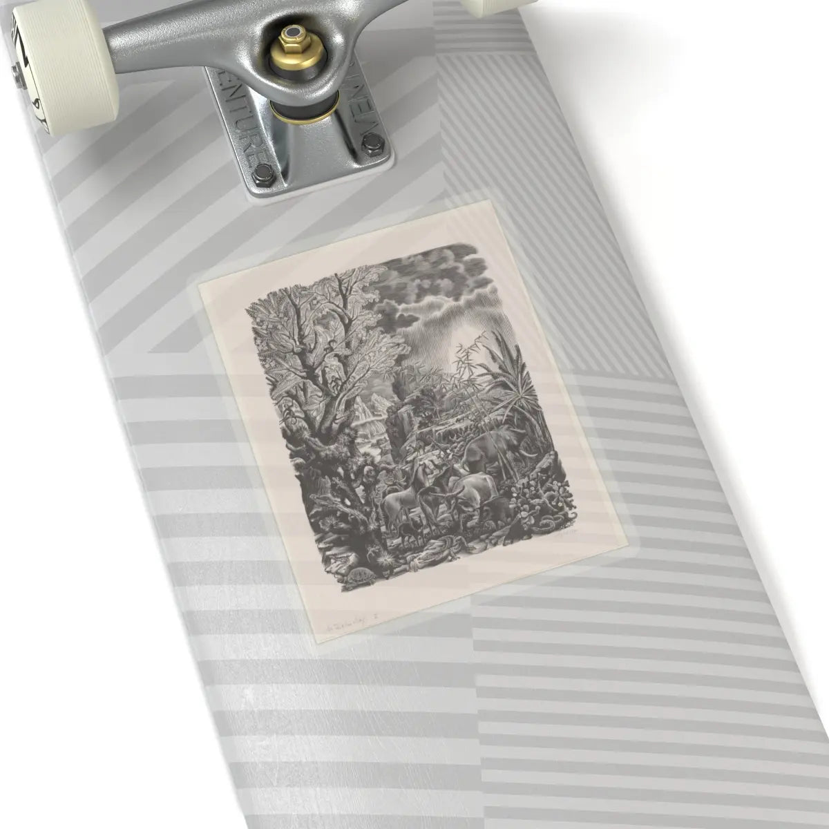 SKU:TSS-STICK-DRKVN-6X6-14DE3 Sizes:6" × 6" Types:Transparent