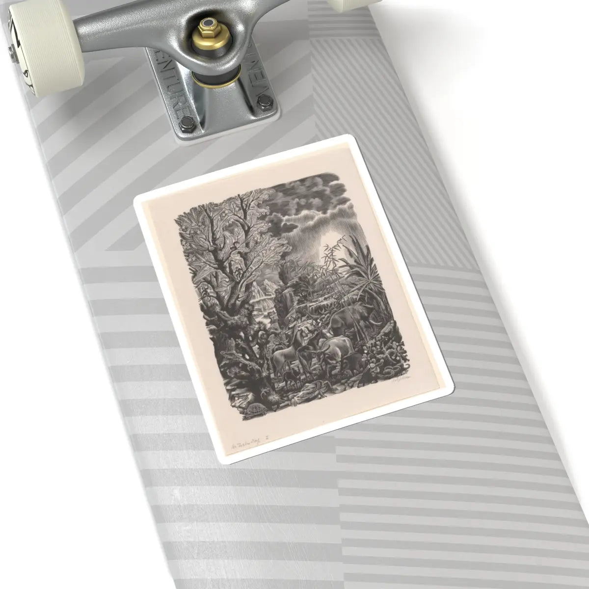 SKU:TSS-STICK-DRKVN-6X6-24 Sizes:6" × 6" Types:White