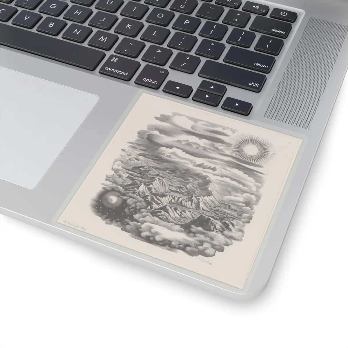 SKU:TSS-STICK-DRKVN-4X4-14DE6 Sizes:4" × 4" Types:Transparent