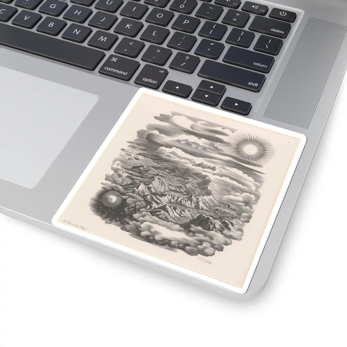 SKU:TSS-STICK-DRKVN-4X4-27 Sizes:4" × 4" Types:White