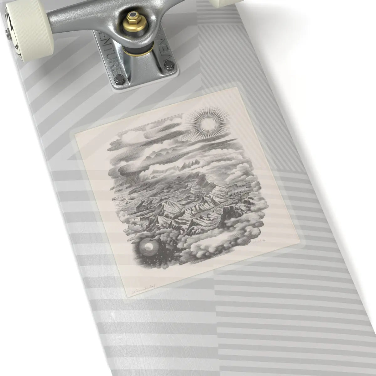 SKU:TSS-STICK-DRKVN-6X6-14DE6 Sizes:6" × 6" Types:Transparent