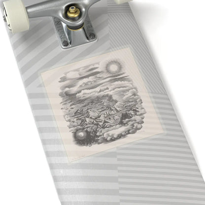SKU:TSS-STICK-DRKVN-6X6-14DE6 Sizes:6" × 6" Types:Transparent