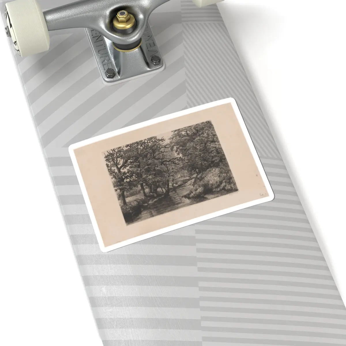 SKU:TSS-STICK-DRKVN-6X6-30 Sizes:6" × 6" Types:White