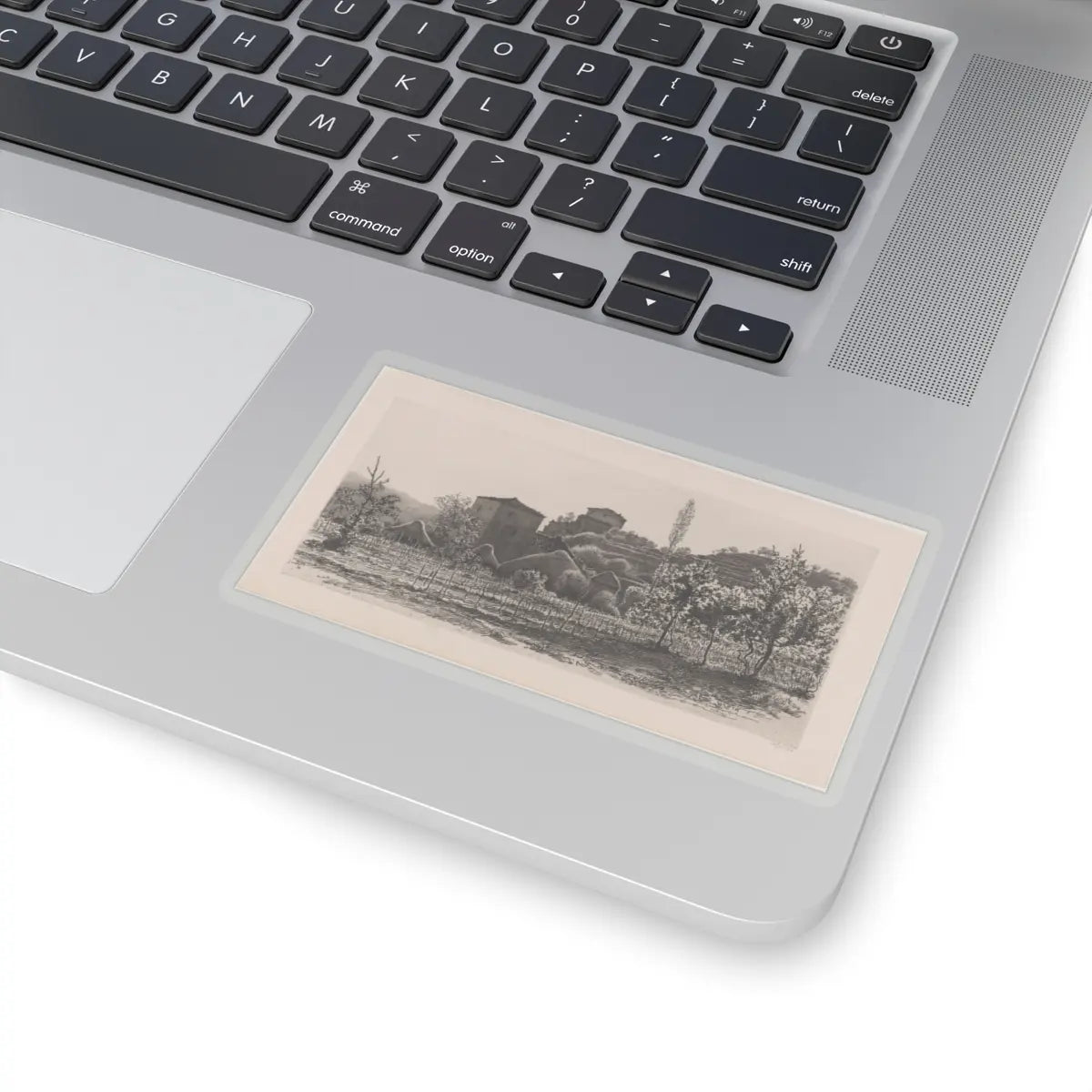 SKU:TSS-STICK-DRKVN-4X4-14DEL Sizes:4" × 4" Types:Transparent