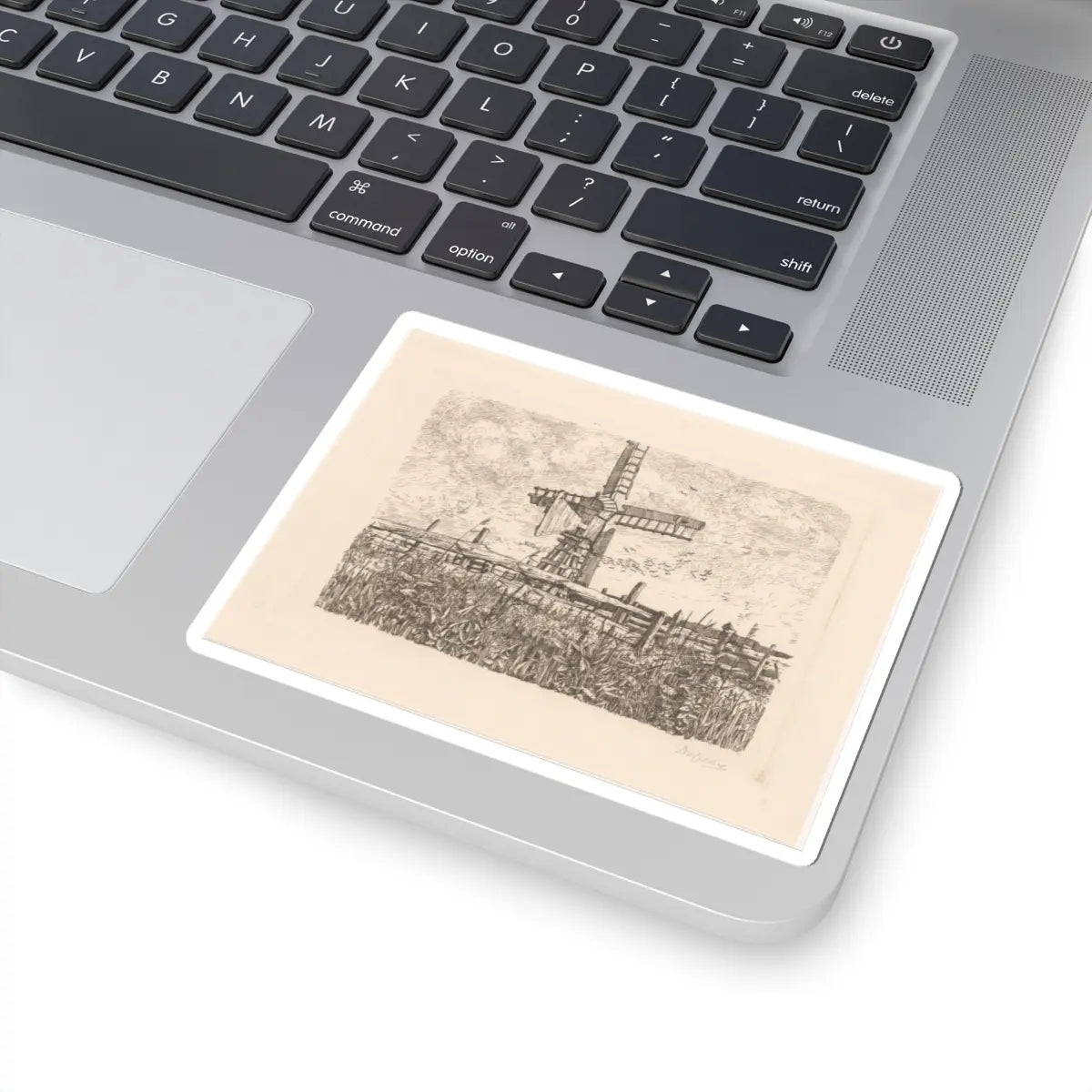 SKU:TSS-STICK-DRKVN-4X4-51 Sizes:4" × 4" Types:White