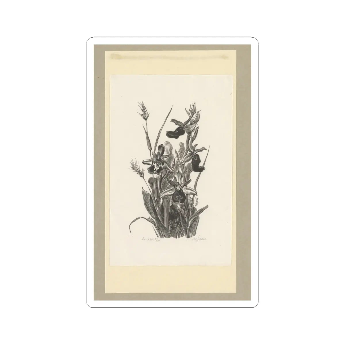SKU:TSS-STICK-DRKVN-6X6-73 Sizes:6" × 6" Types:White