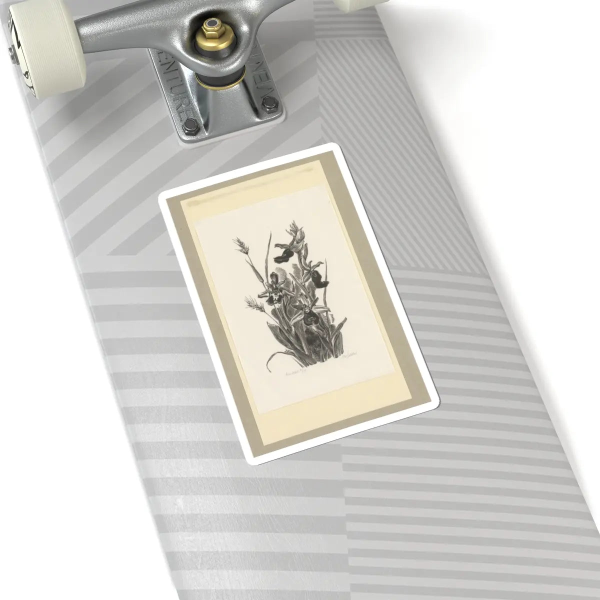 SKU:TSS-STICK-DRKVN-6X6-73 Sizes:6" × 6" Types:White