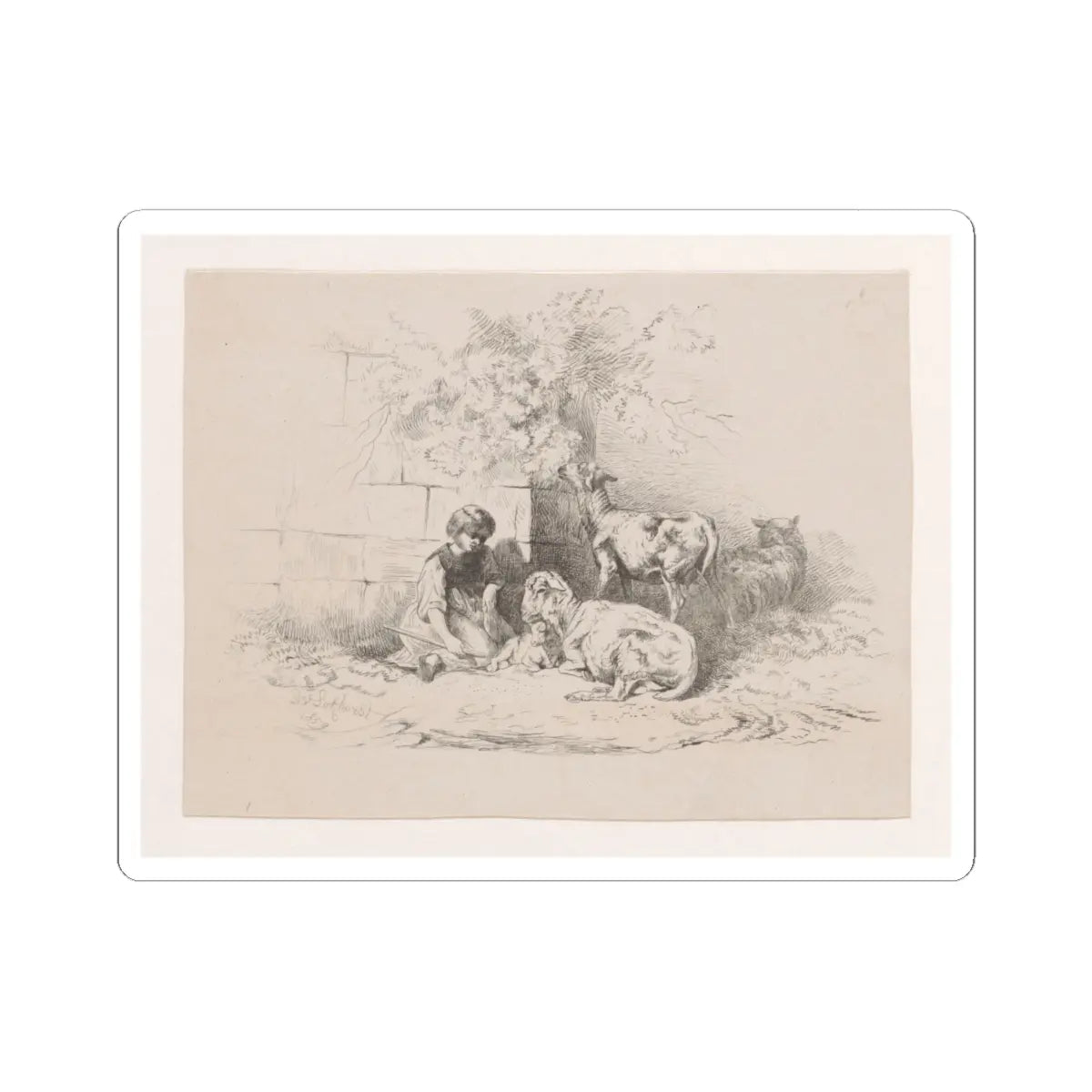SKU:TSS-STICK-DRKVN-4X4-89 Sizes:4" × 4" Types:White