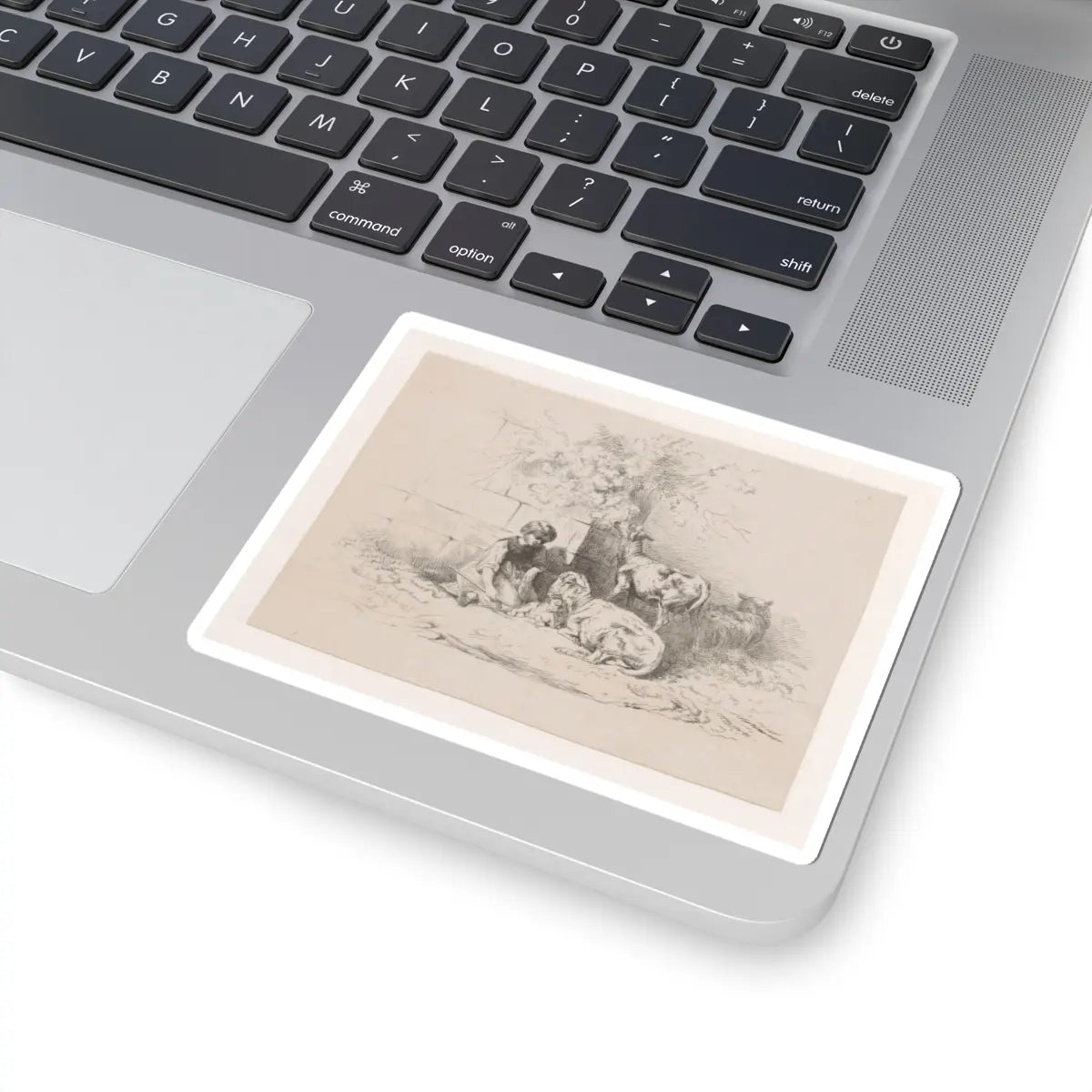 SKU:TSS-STICK-DRKVN-4X4-89 Sizes:4" × 4" Types:White